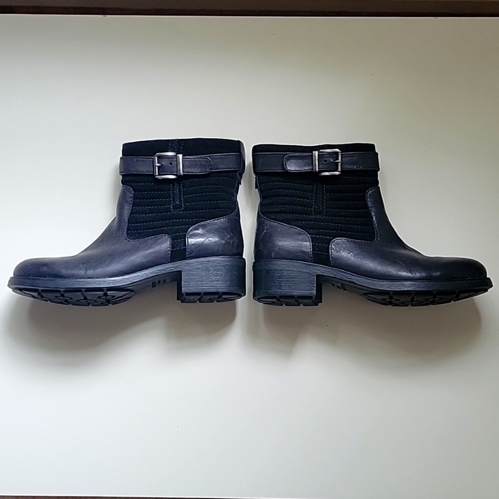 🔥 Aquatalia Moto Boots 🔥  Leather Made in Italy  🇮🇹 Women's 6.5